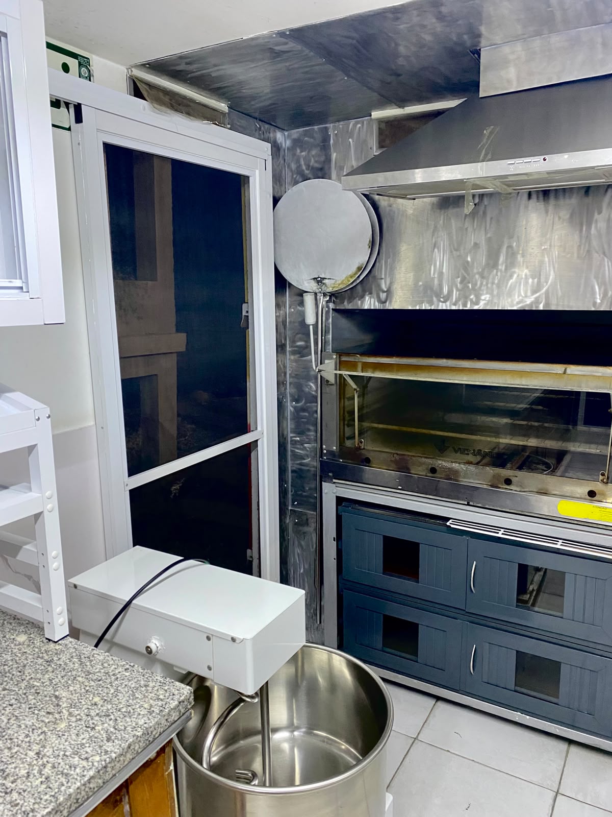 Forno de pizza profissional da Sal Burguer